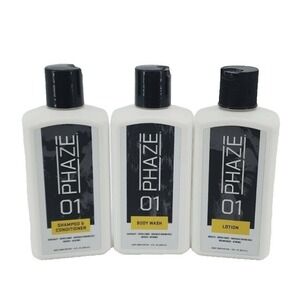 PhaZe 01 Body Odor System 3pc Set Shampoo Body Wash Lotion Hunting Scent Control